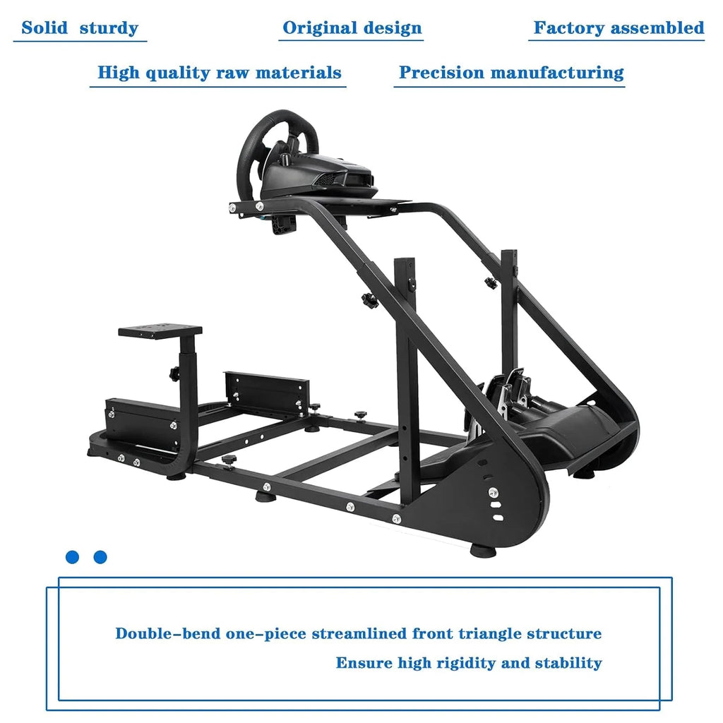 Racing Sim Cockpit Stand with TV Stand Mounting Holes S676