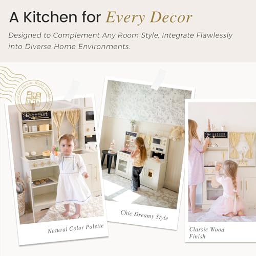 Wooden Play Kitchen Set P280121