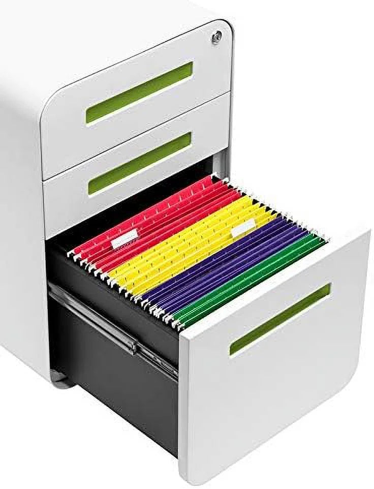 3 Drawer Metal File Cabinet with Lock Z793467