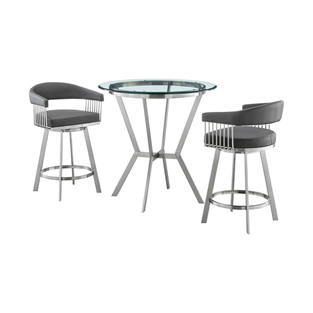 3-Piece Counter Height Dining Set Q281