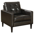 Espresso Brown PU Accent Chair Y892