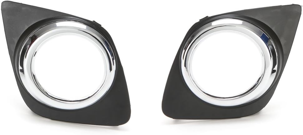 Clear Fog Driving Lights Kit with Bezel Switch Bulbs Pack of 2 X17469