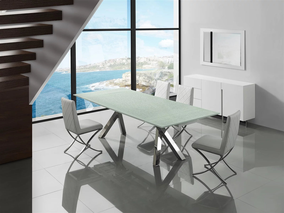 White Faux Leather Dining Chair R836640