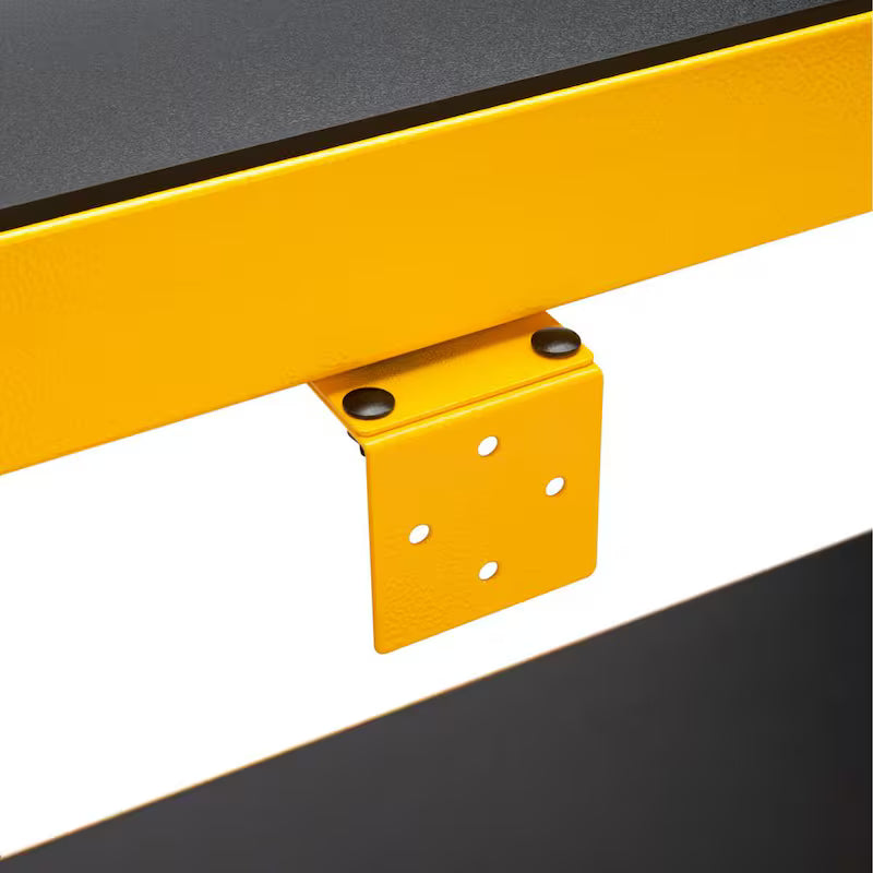 Yellow 3-Tier Steel Storage Shelving Unit S24401