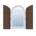 14 inchw x 73 inchh Vinyl Shutters with Archtop N34422
