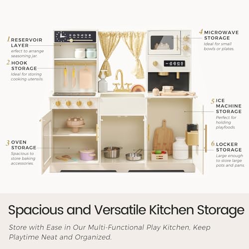 Wooden Play Kitchen Set P280121