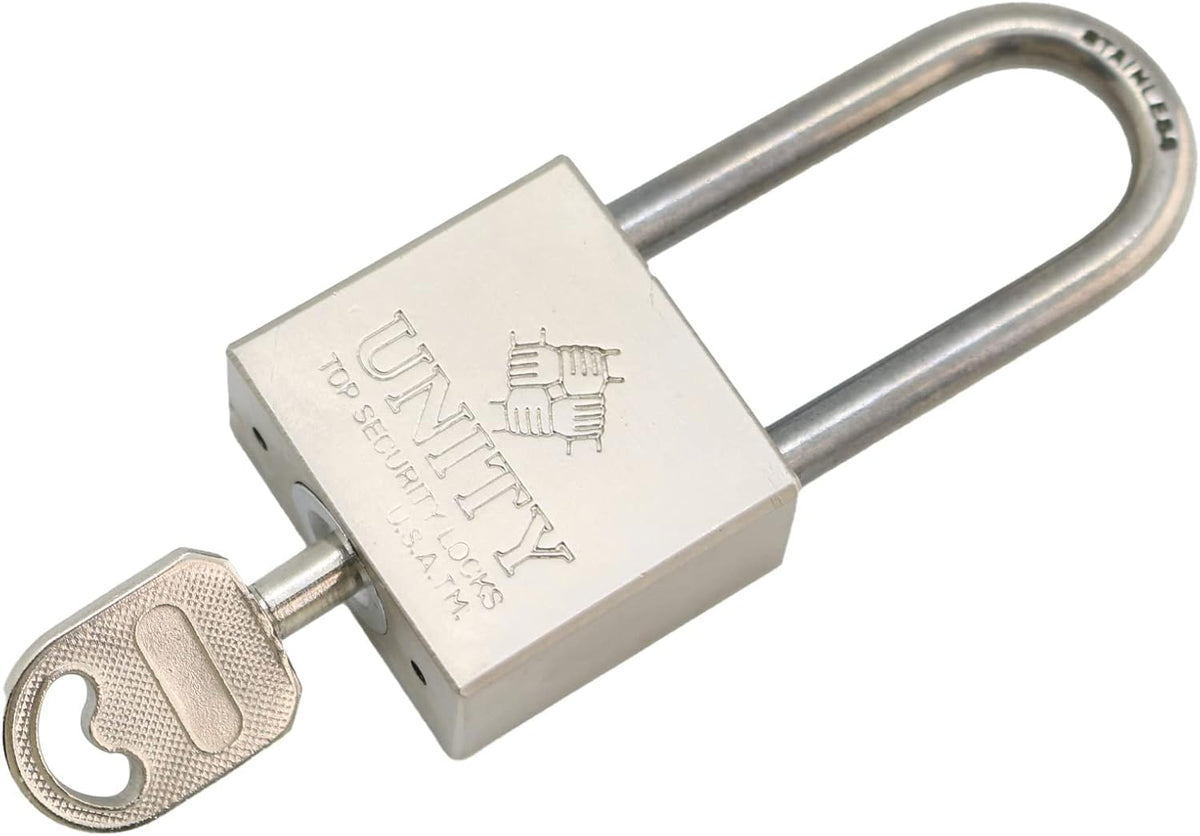 24 Pack Brass Keyed Alike Padlock with Long Shackle R57968