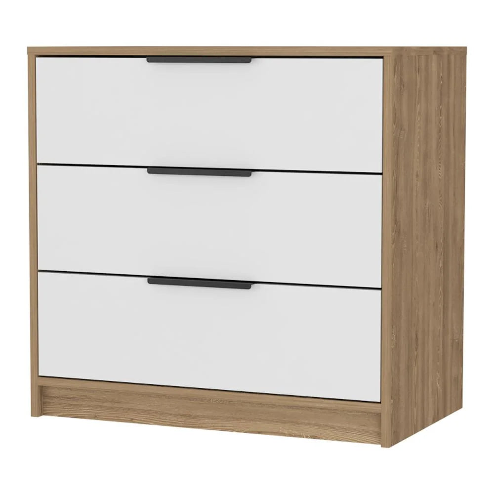 White 3 Drawer Dresser Y9395