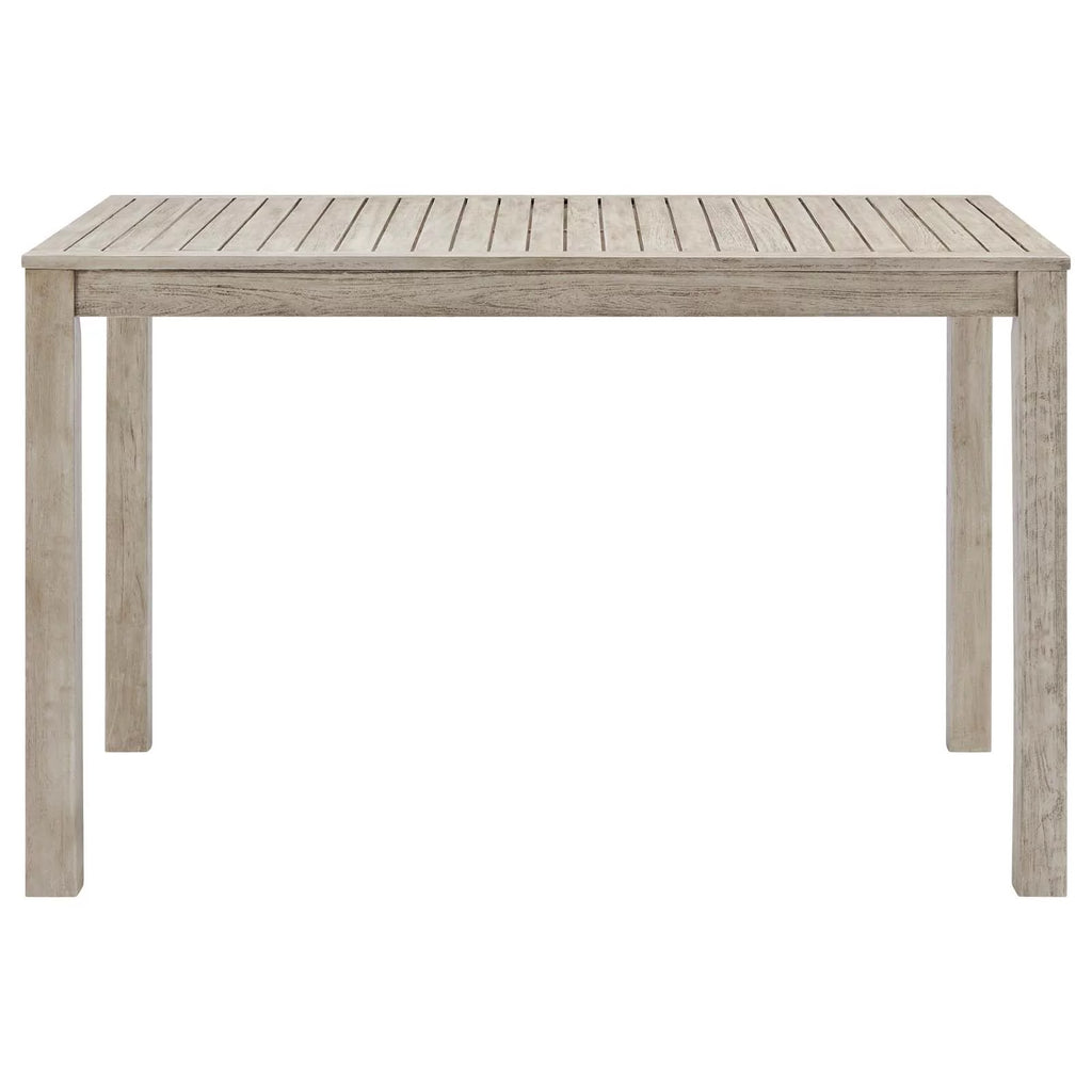 Light Grey Wood Rectangular Side Table S7236