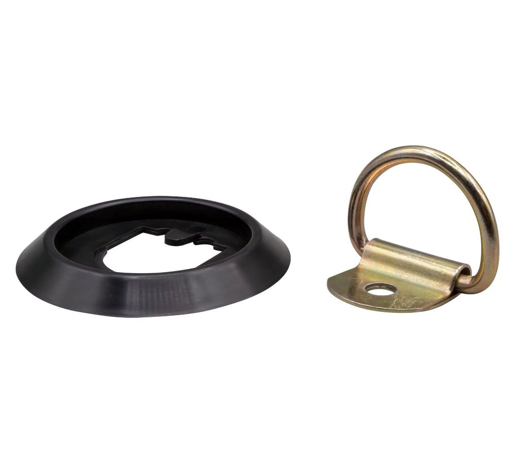 10 Pack Recessed D-Ring Tie-Down Anchor with Plastic Pan Fittings G5885