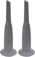 2Pcs Universal Protective Oscilloscope Probe Cap with Hook, Gray I67755