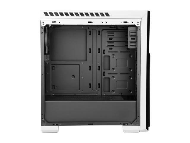 Black Steel Tempered Glass ATX Mid Tower Computer Case C433367