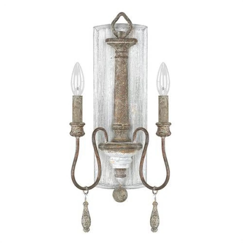 2 Light Wall Sconce 19.5 Inches Tall U575