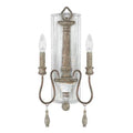 2 Light Wall Sconce 19.5 Inches Tall U575