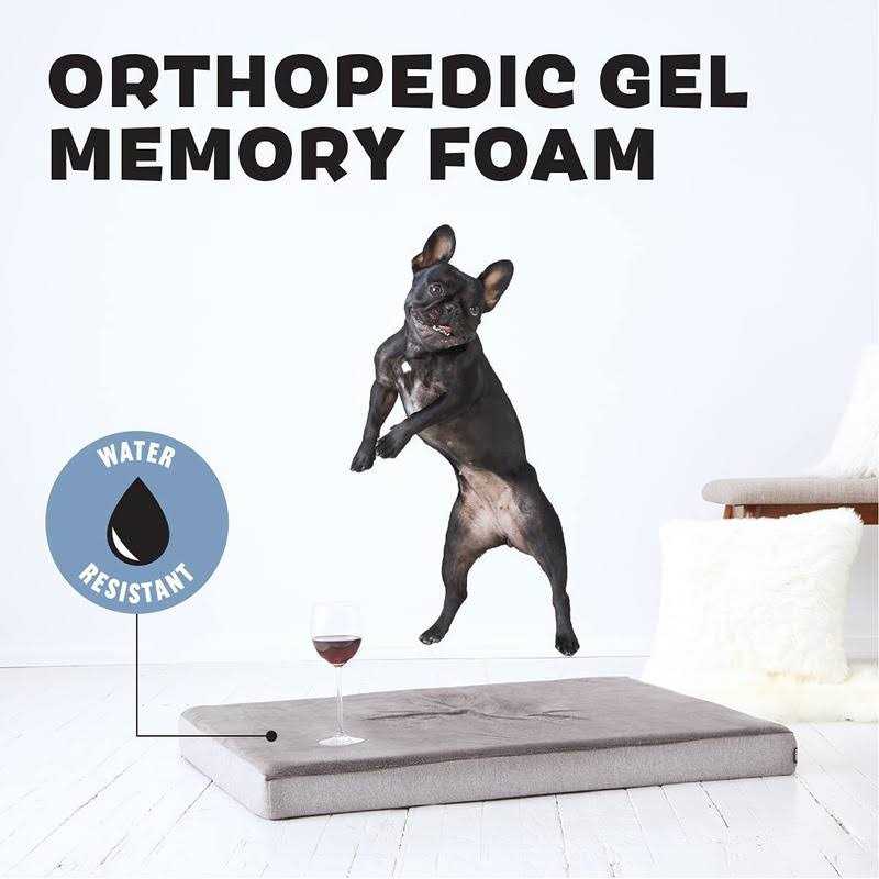 Memory Foam Dog Bed Plush Mattress D9924