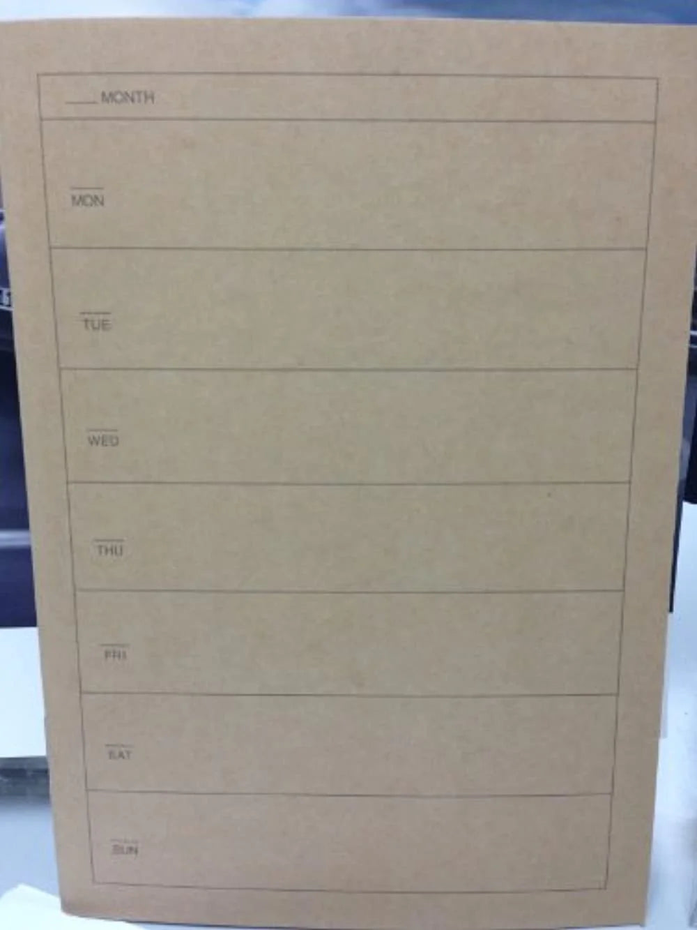 A5 Schedule Note P19176