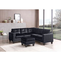 Black Sectional D171
