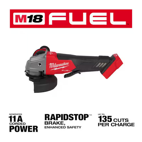 18V Lithium-Ion Brushless Cordless 4-1/2 in./5 in. Grinder and Starter Kit with 5.0 Ah Battery and Charger L147