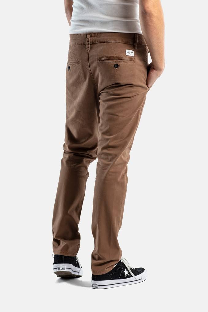 Brown Flex Tapered Chino O658