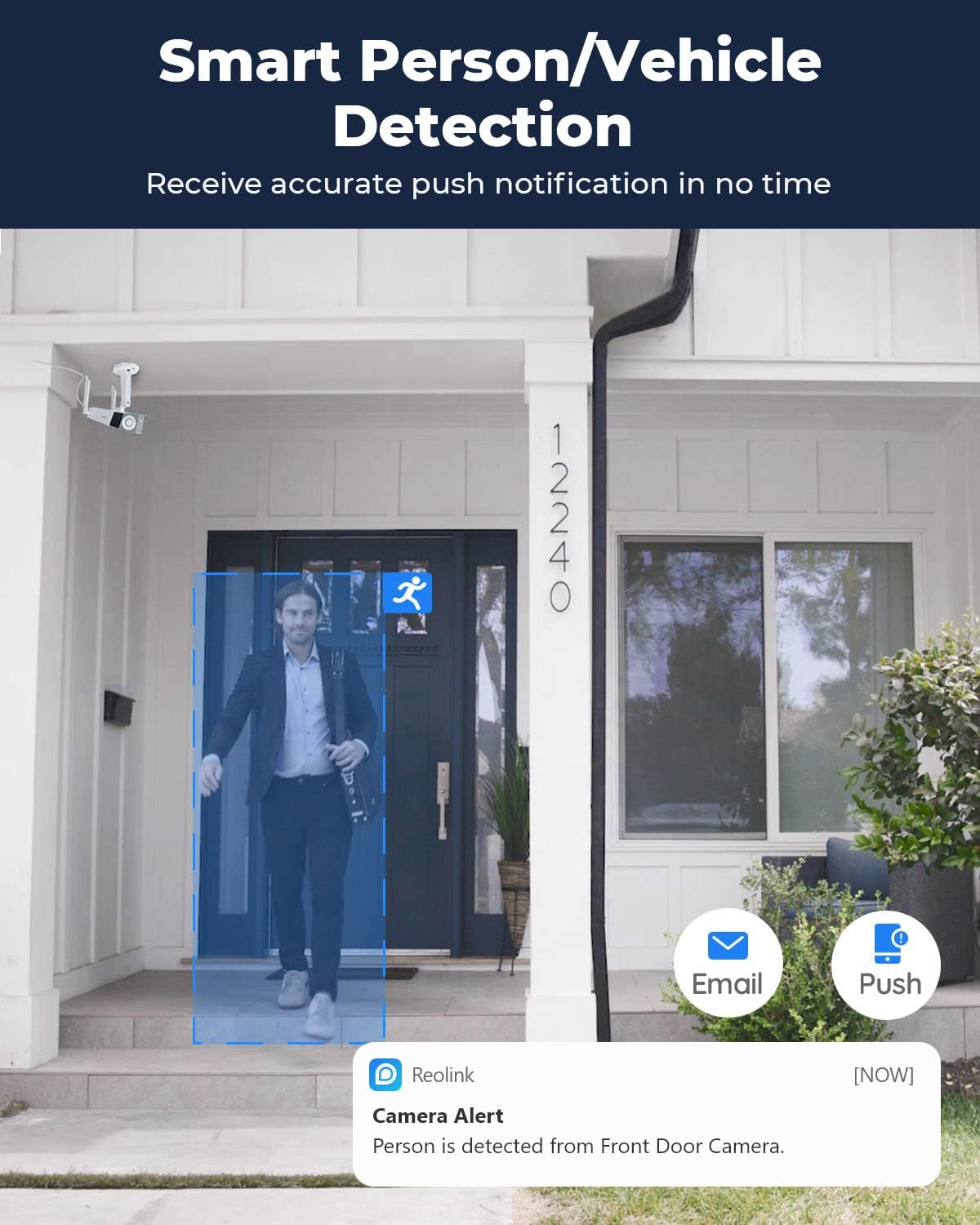 2K 4MP Outdoor WiFi Camera with Color Night Vision K8125