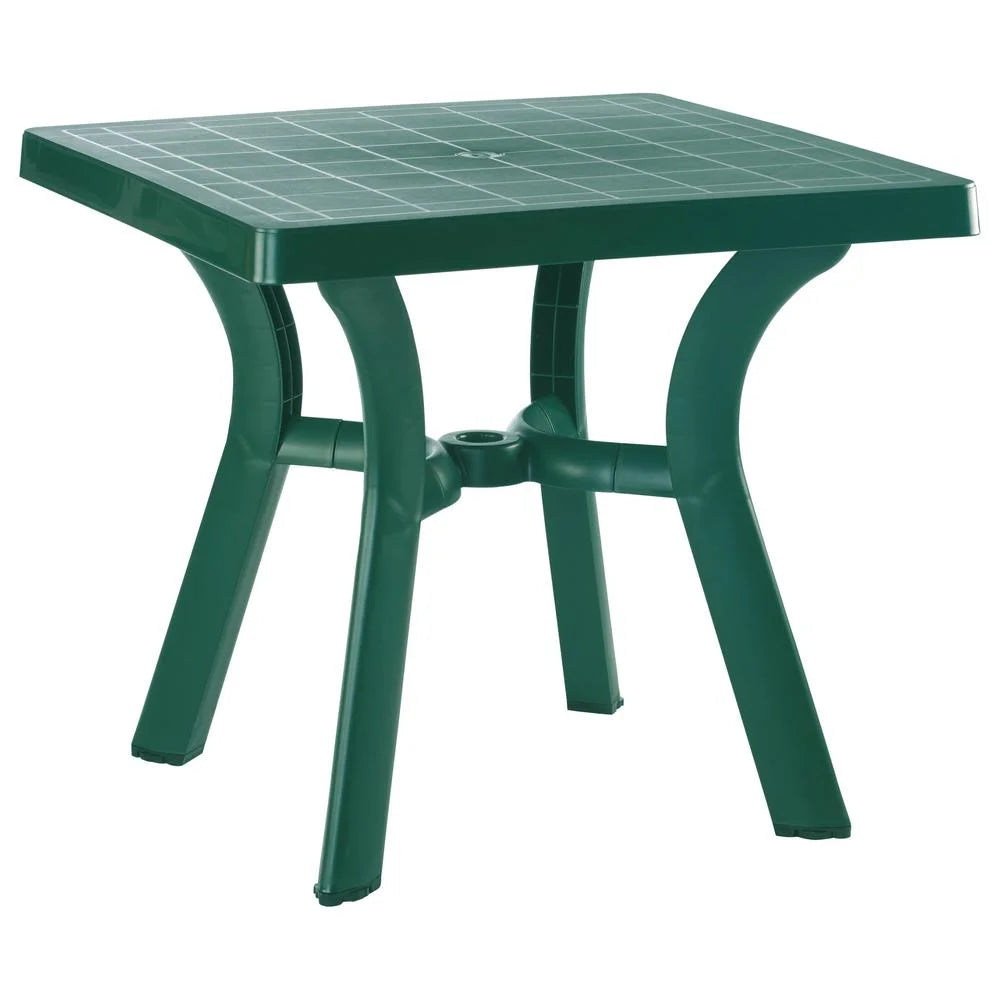 Green 31 inch Resin Square Dining Table J990