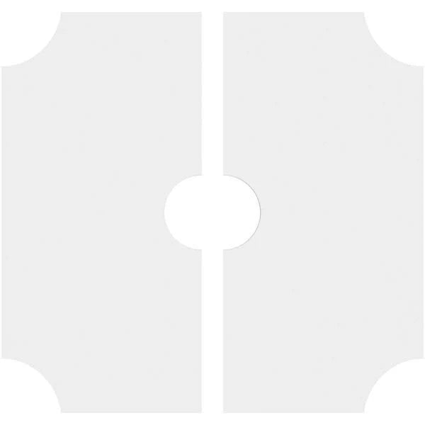 Contemporary PVC Ceiling Medallion Two Piece X126400