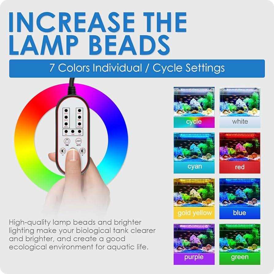 14W Aquarium Light with Adjustable Timer N5207