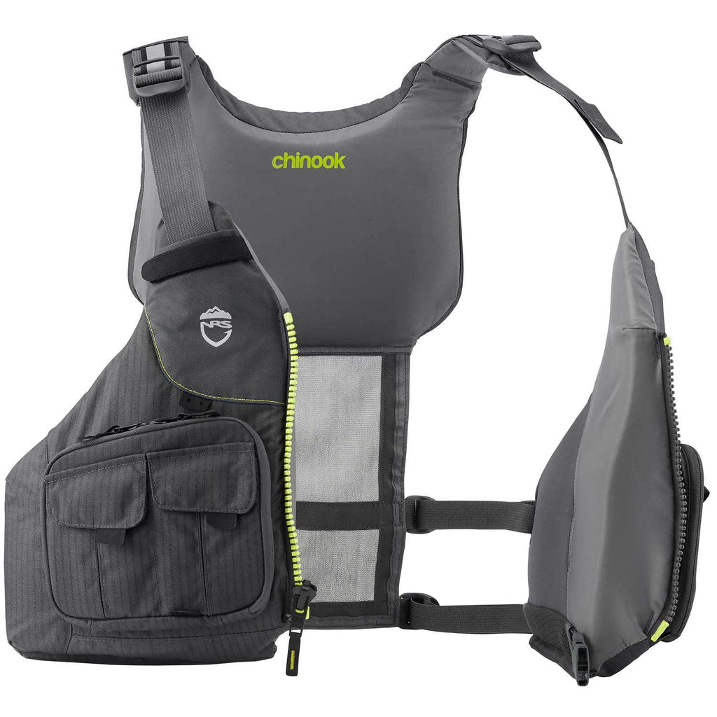 Charcoal Large/XL Fishing Kayak Lifejacket S198