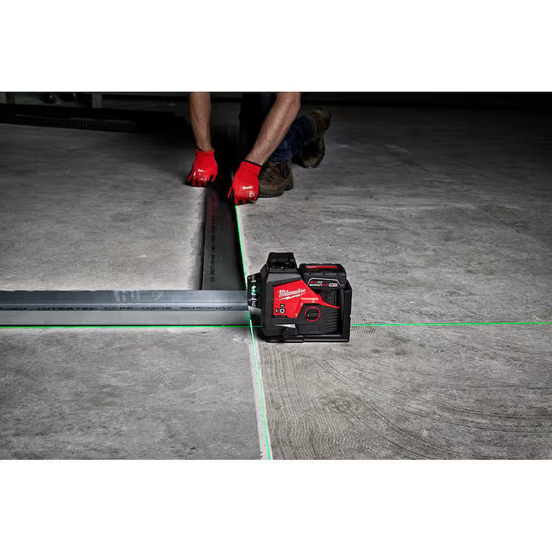 12-Volt Cordless Green 3-Plane Laser Level Kit with 4.0 Ah Battery R5970