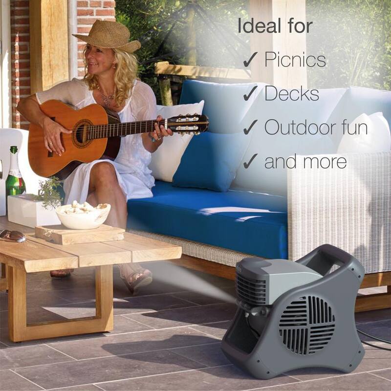 Tall Outdoor Misting Fan X89975
