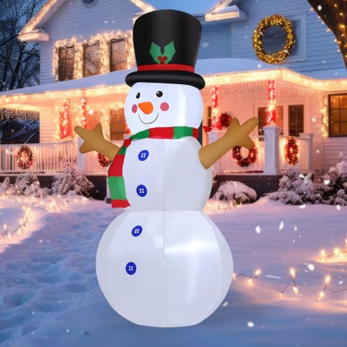4 FT Christmas Inflatables Snowman with LED Lights N174