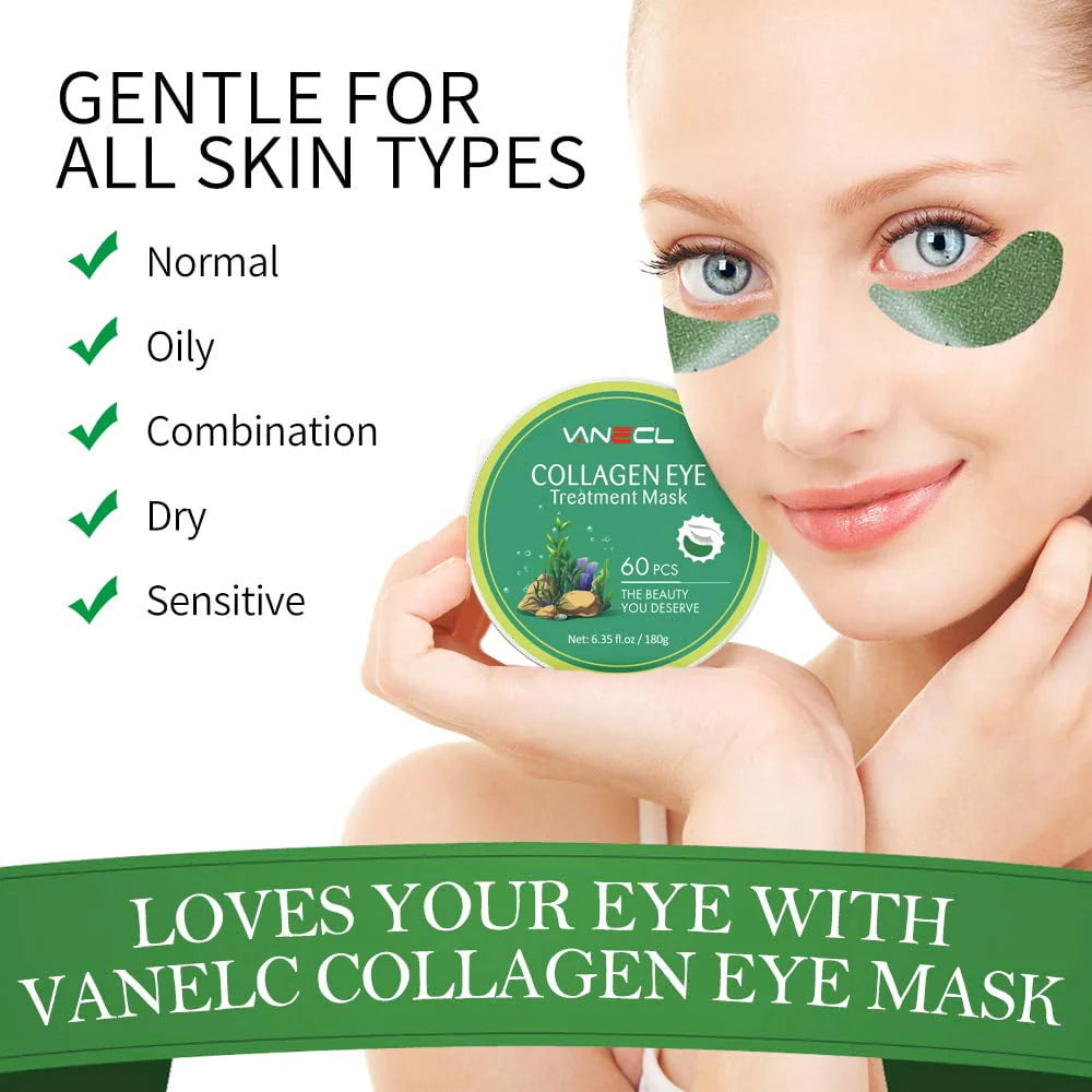 Green Seaweed Under Eye Patches 30 Pairs J112