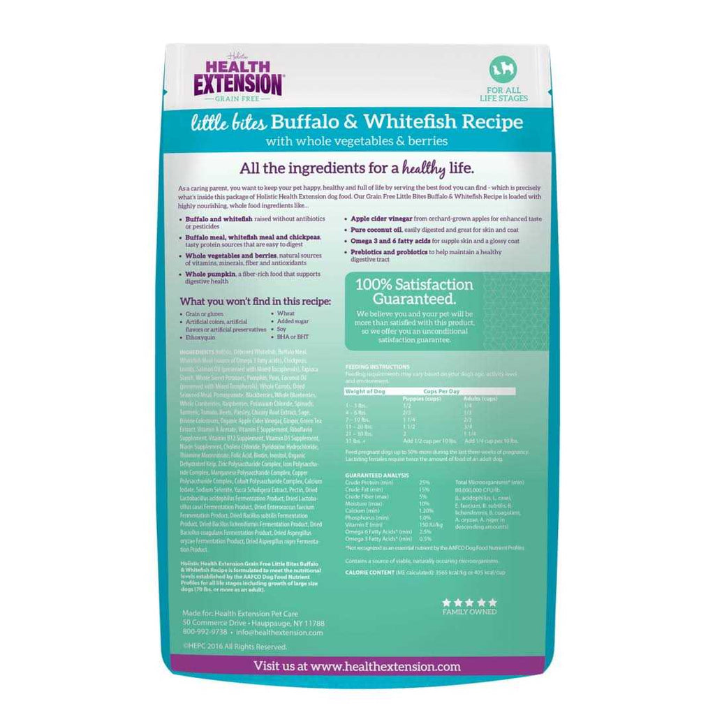 Grain Free Buffalo & Whitefish Dry Dog Food B5141