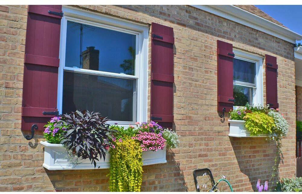 14 inchw x 73 inchh Vinyl Shutters with Archtop N34422