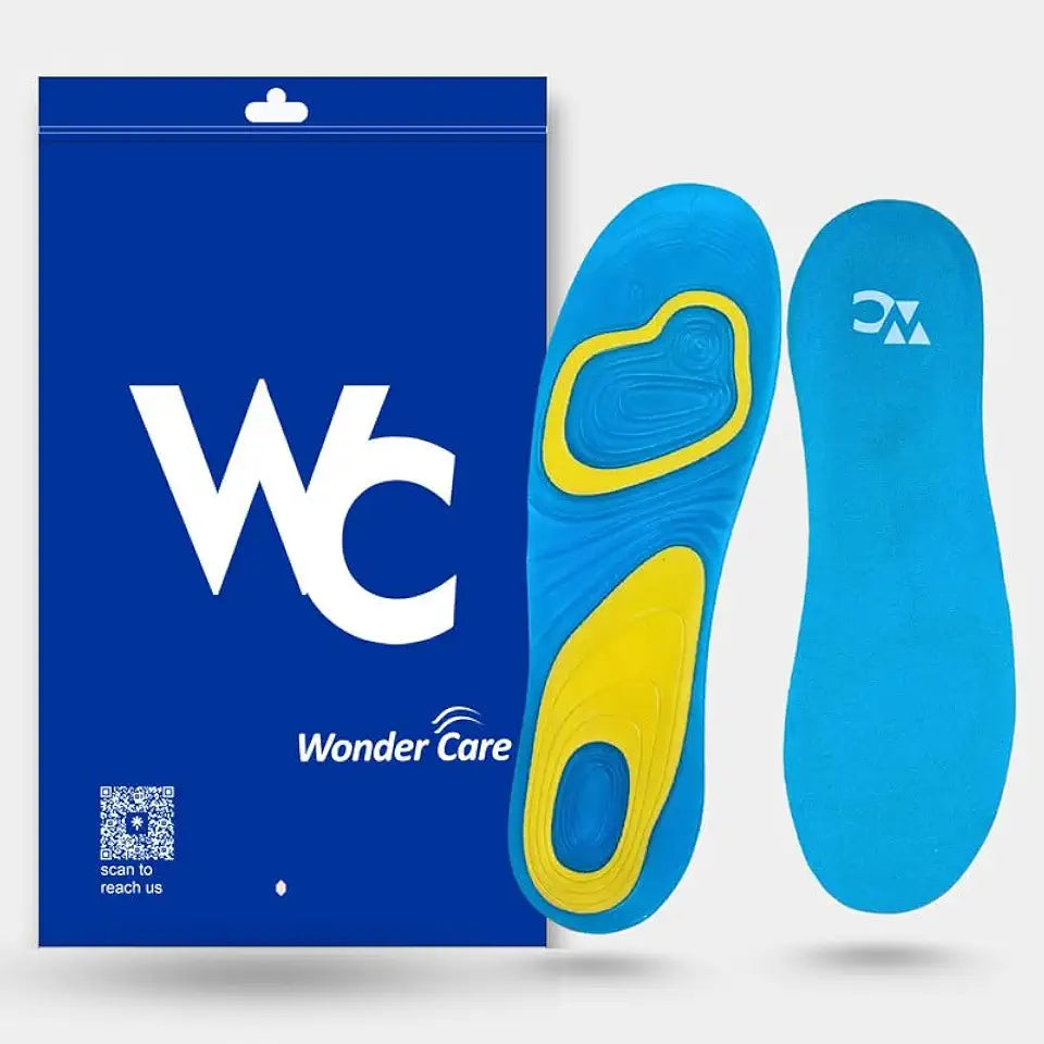 Silicone Gel Shoe Insoles Arch Support Cushion Pair of 2 S186