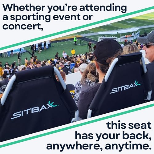 Padded Reclining Stadium Chair with Backpack Straps M42872