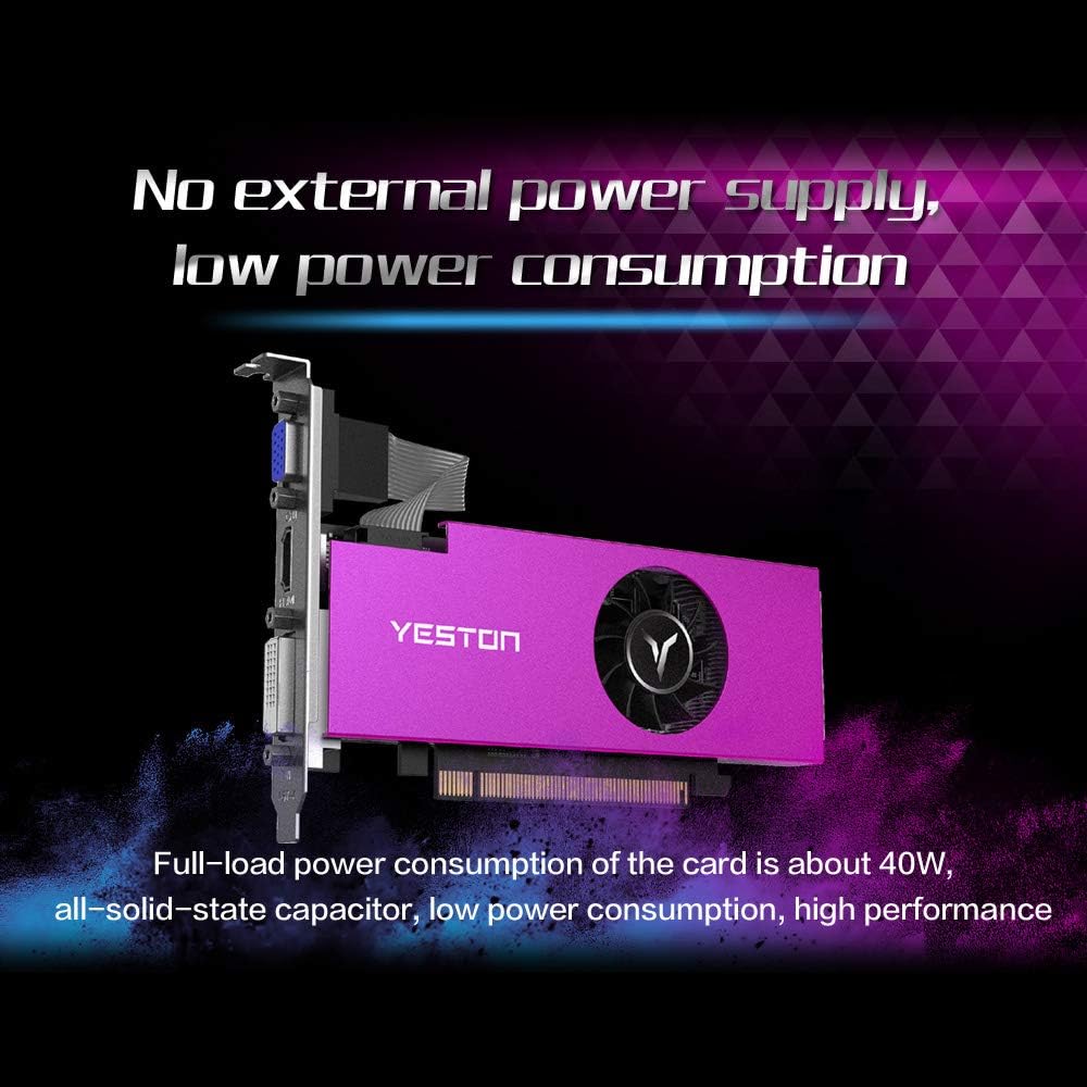 Graphics Card 4GB GDDR5 128Bit 6000MHz VGA HDMI DVI-D O529