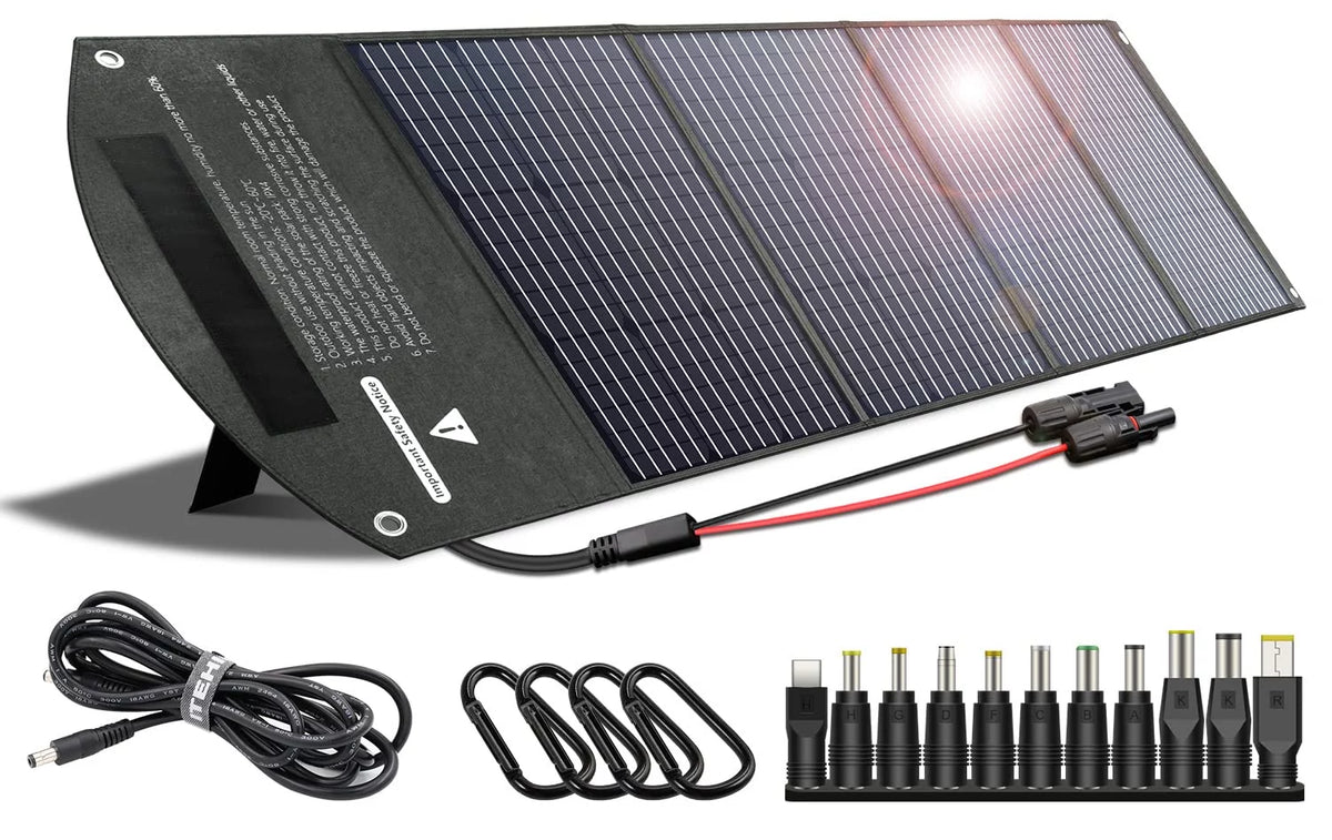 160 Watt Foldable Monocrystalline Waterproof Solar Panel H238957