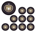 10 Pack Recessed D-Ring Tie-Down Anchor with Plastic Pan Fittings G5885