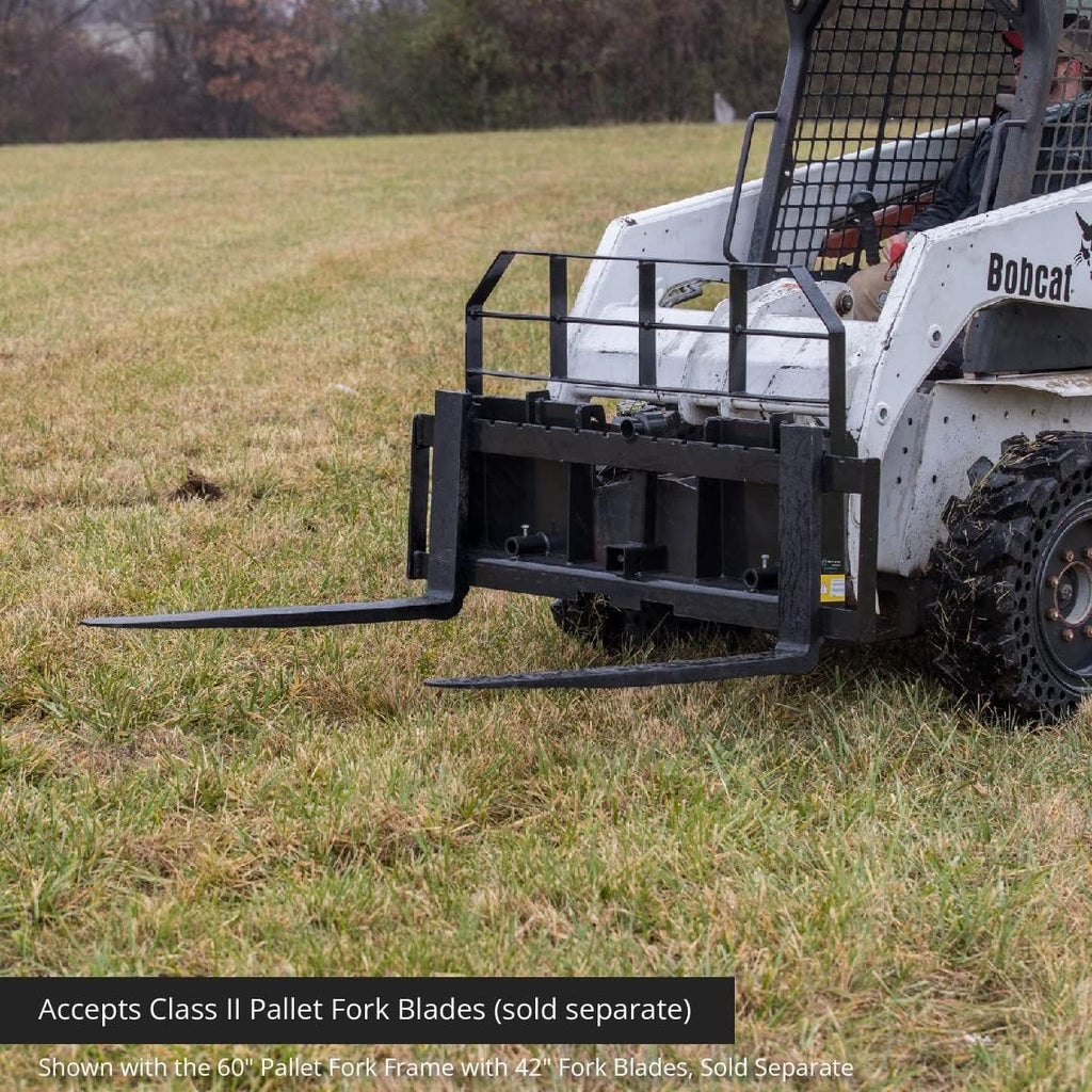 72-in Skid Steer Pallet Fork Frame Attachment, 5,500 LB Capacity S6733