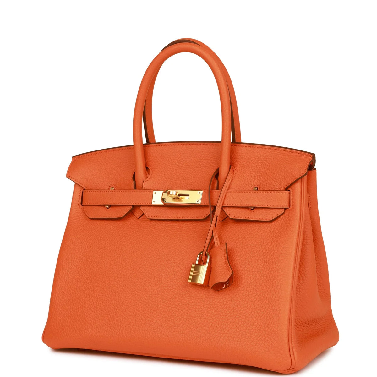 Orange Clemence Leather Handbag N762156