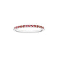 14k White Gold Pink Tourmaline Stackable Ring G760245