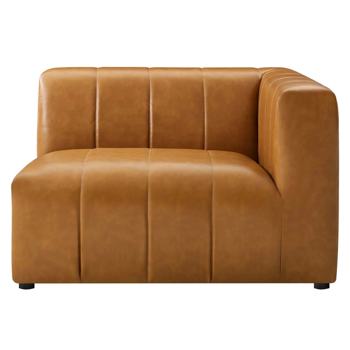 Vegan Leather 4-Piece Sectional Sofa Y32969