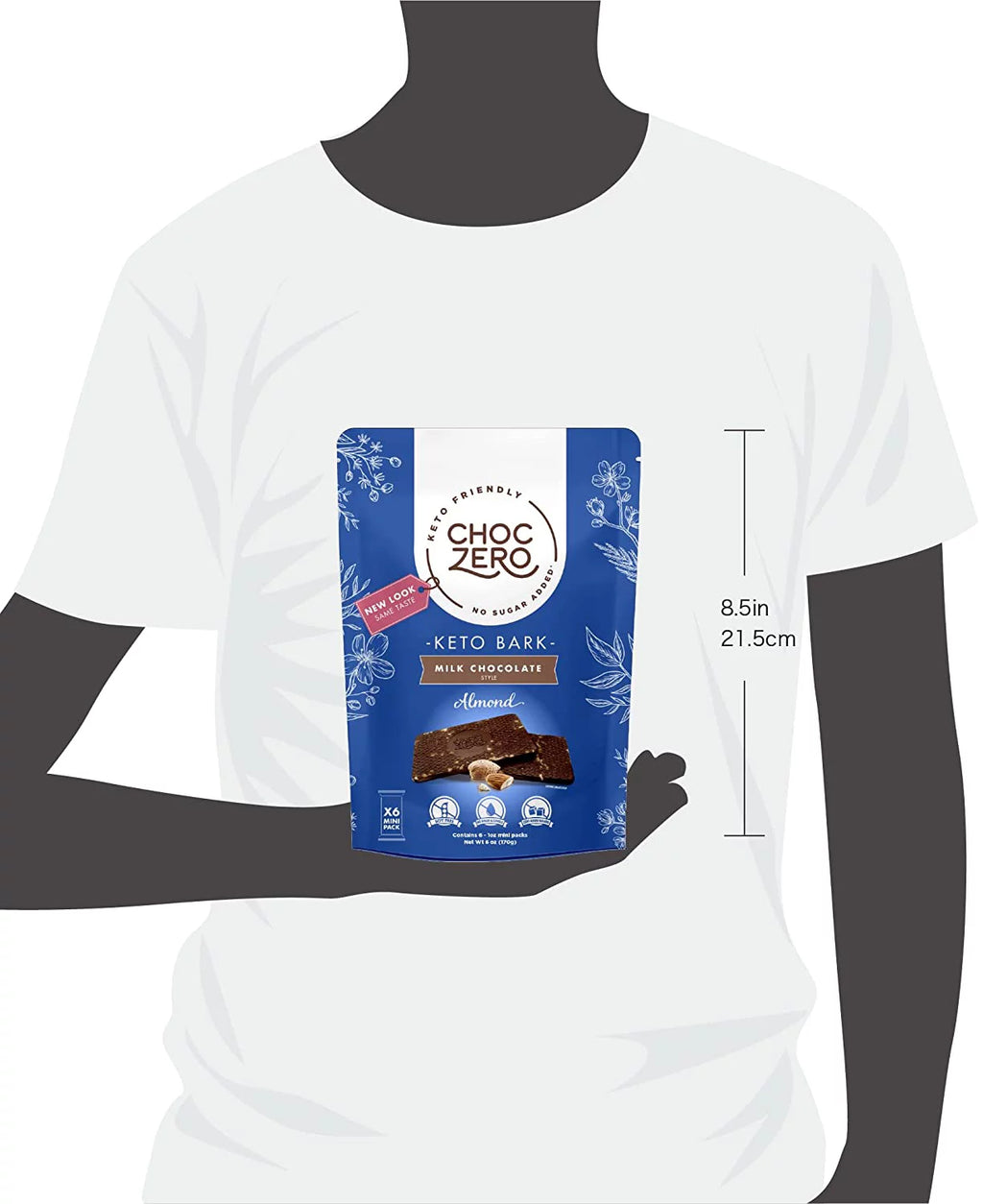 Milk Chocolate Almond Bars Pack of 4 F8797
