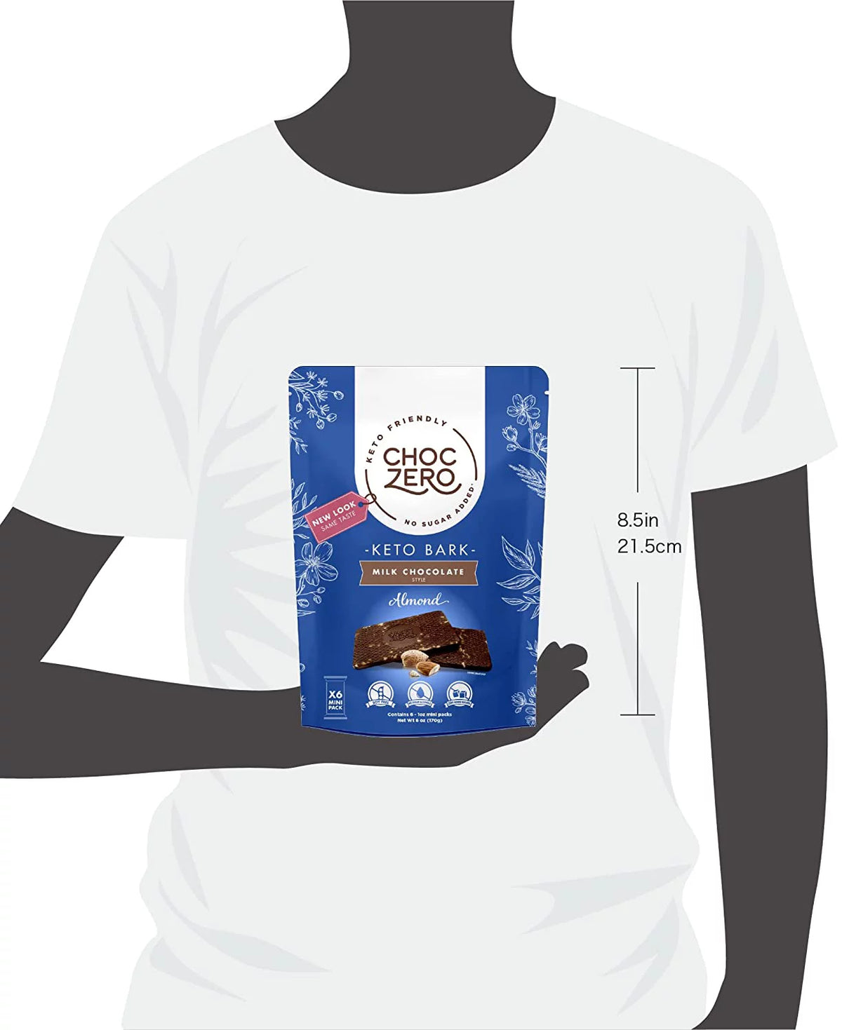 Milk Chocolate Almond Bars Pack of 4 F8797