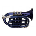 Blue Bb Pocket Trumpet with Case R58582