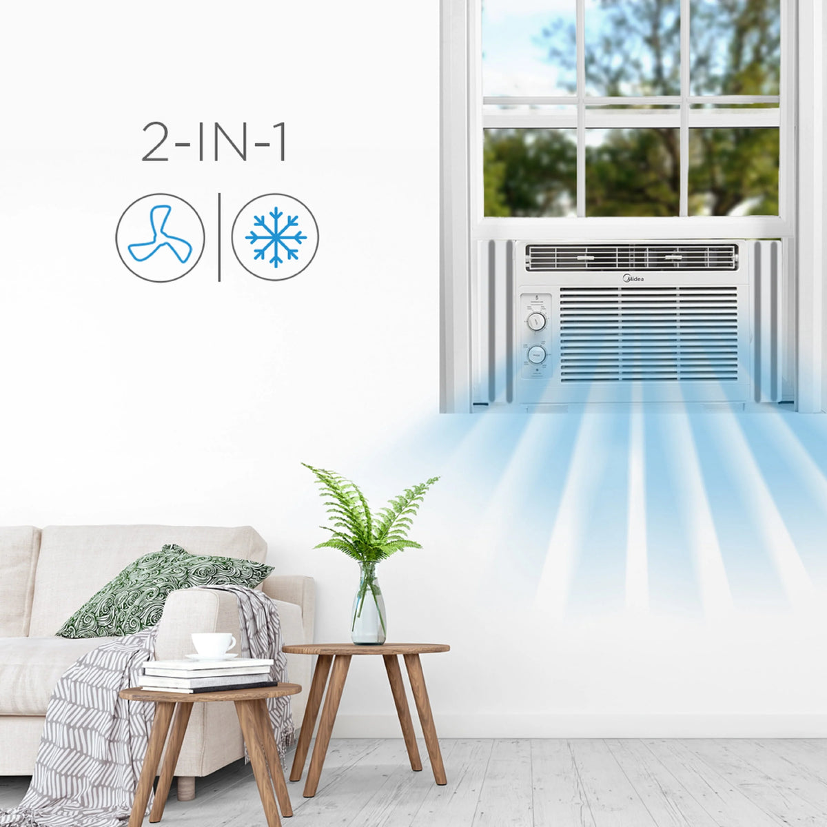 5,000 BTU 115V Mechanical Window Air Conditioner E28470