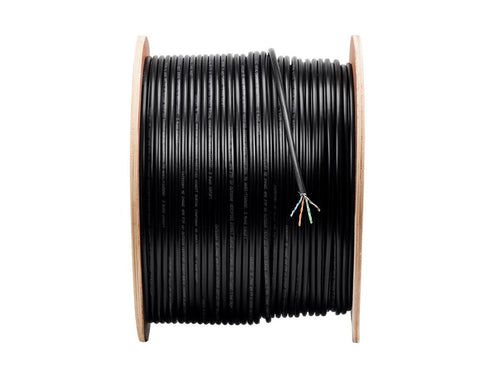 1000ft Cat5e Bulk Bare Copper STP 24AWG Outdoor Direct Burial Solid Cable G568