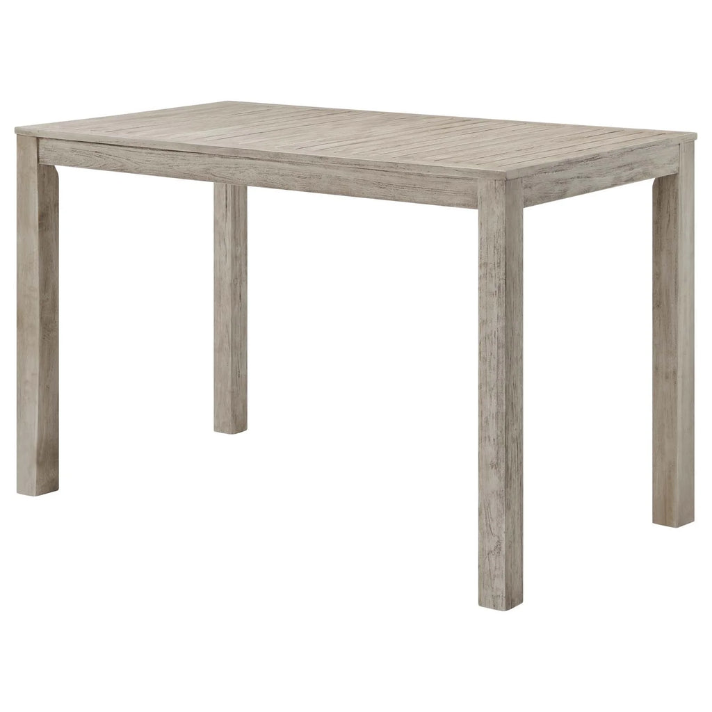 Light Grey Wood Rectangular Side Table S7236