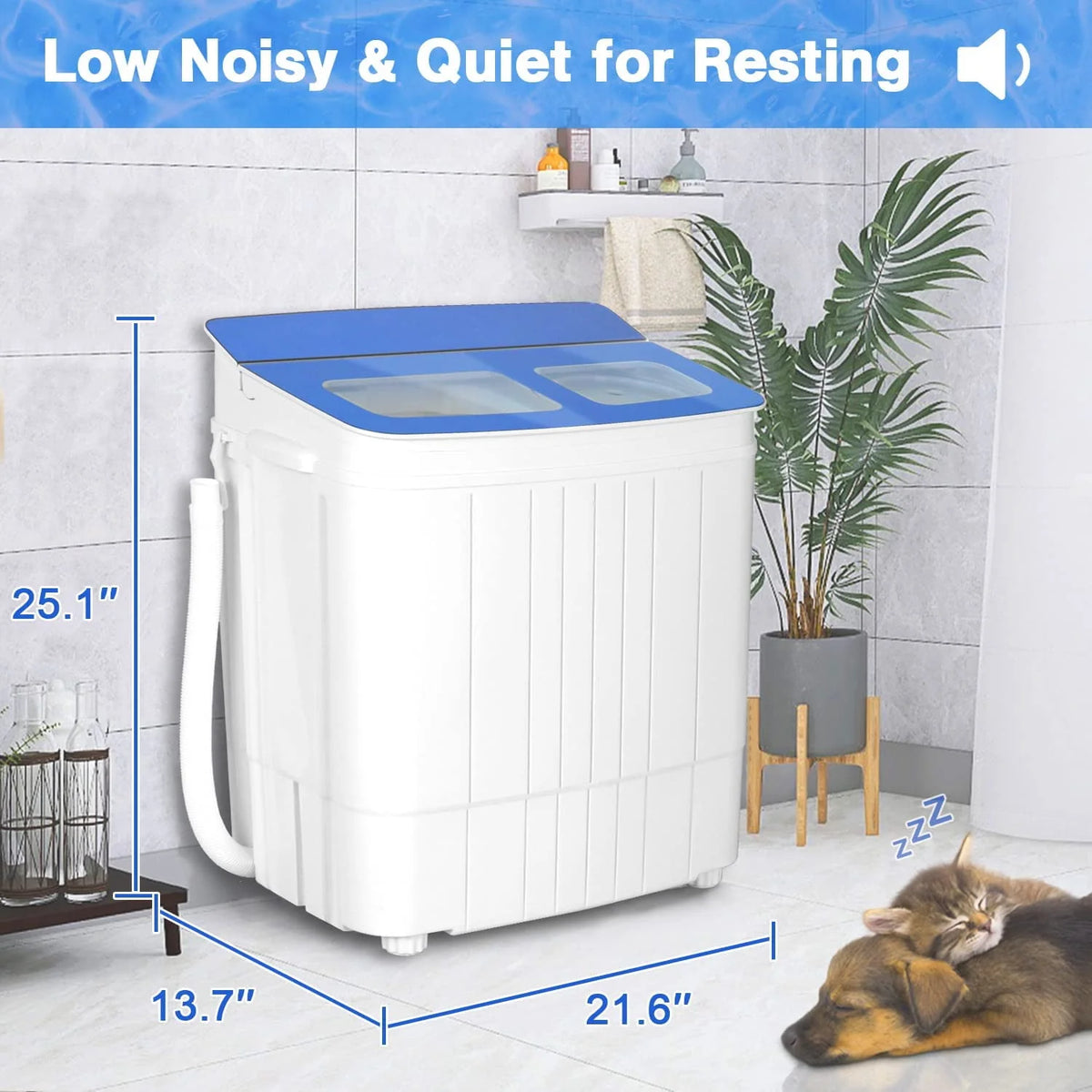 Portable Mini Twin Tub Washing Machine Z2270